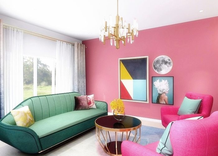 postmodern living room design
