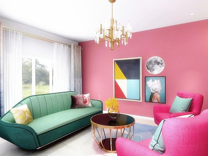 postmodern living room design