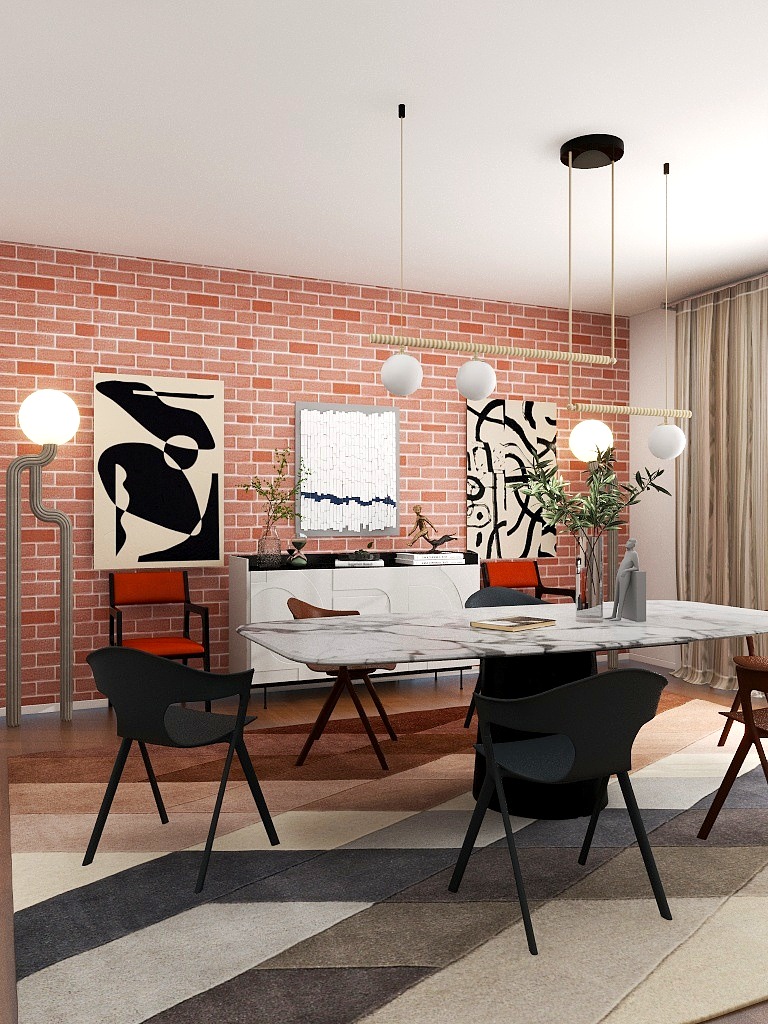 Post modern living room