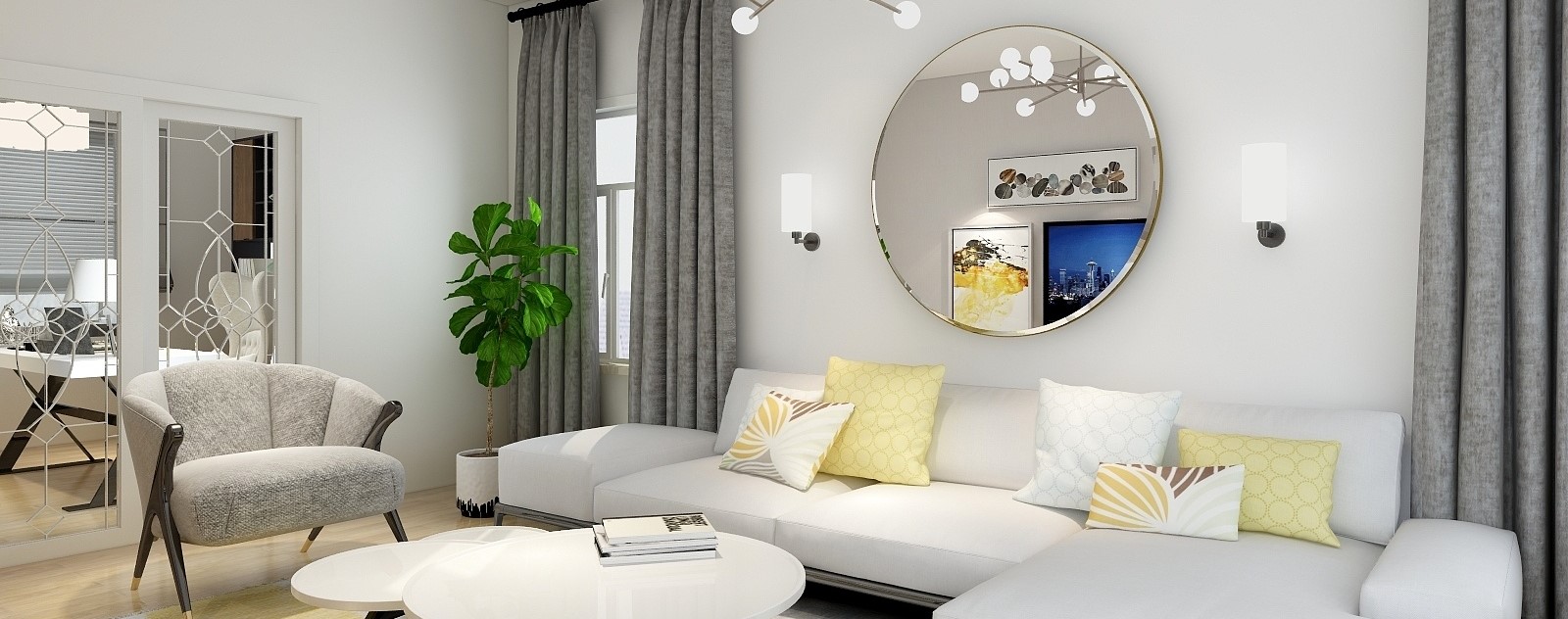 Living room interior design Adelaide