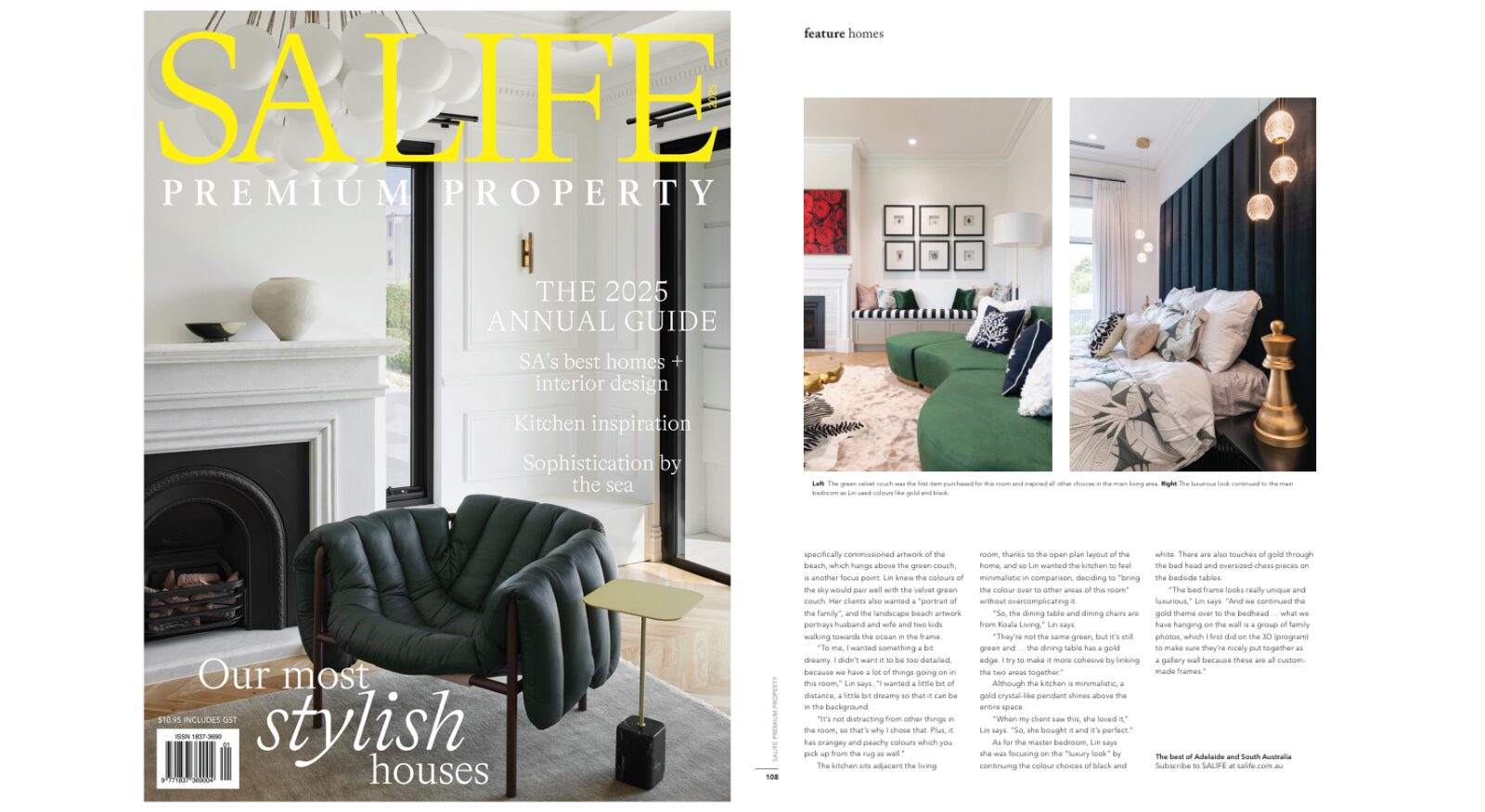 SALife Premium Property Issue 2025 Cover Linlin Interiors