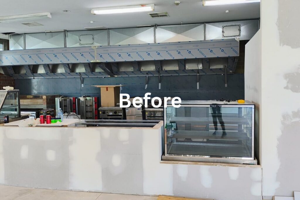 West Lakes Restaurant Counter Before Linlin Interiors Commercial Design