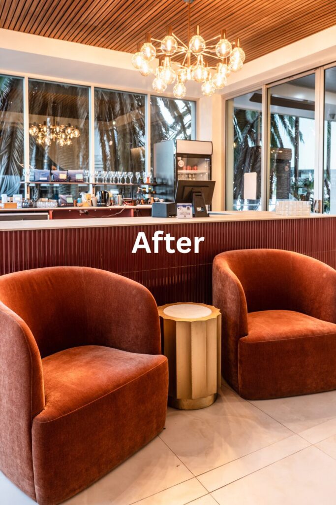 West Lakes Restaurant Shisha Bar After Designed by Lin Wang Linlin Interiors Adelaide